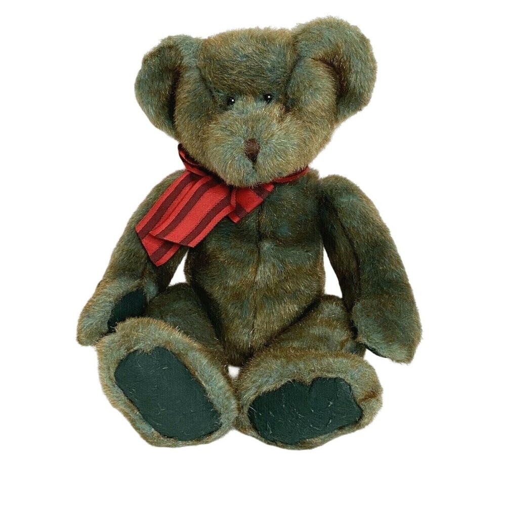 Russ‎ Berrie FIRWOOD Plush Teddy Bear 10" Vintage Stuffed Animal